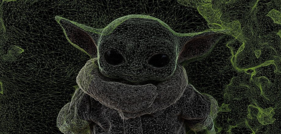3D Modell Yoda-Figur