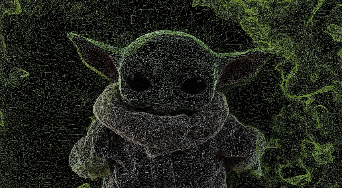 3D Modell Yoda-Figur
