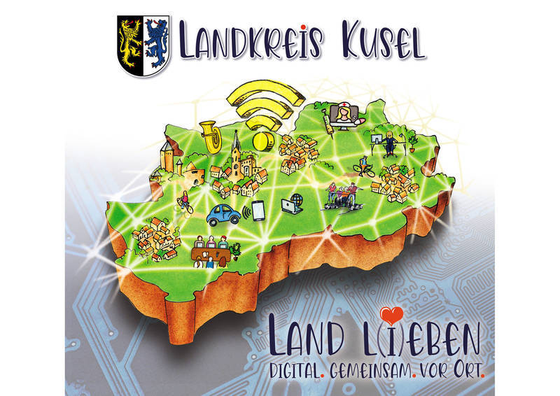 altes Logo LAND L(i)EBEN mit Karte Landkreis