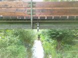 Pegelsensor an Brücke
