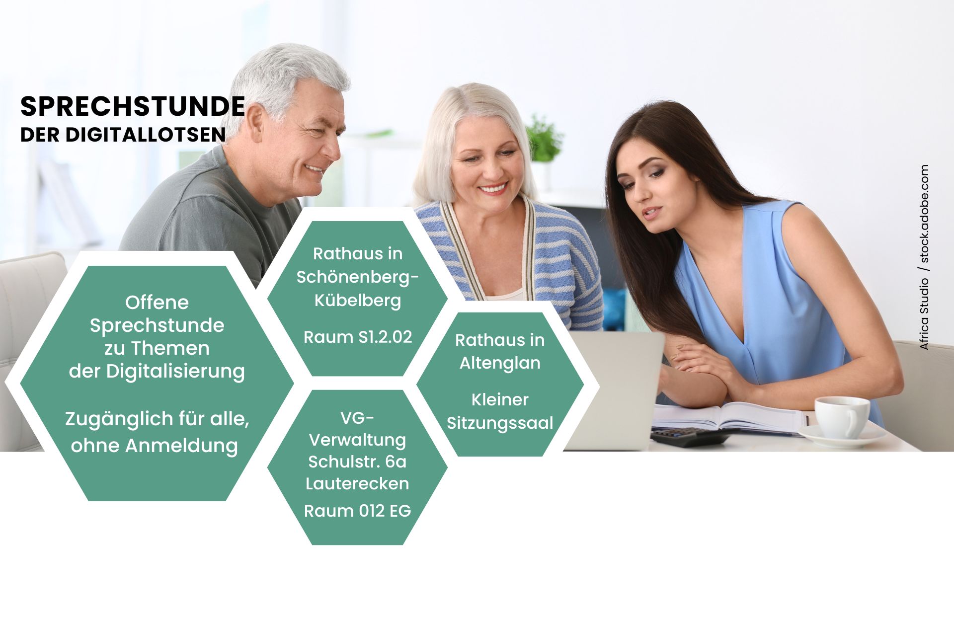 Sprechstunden der Digitallotsen in den Verbandsgemeinden